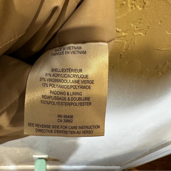 Theory Visterna Faux Fur Virgin Wool Plush Vest Snap/Zip Jacket Womens Size M - Picture 6 of 9